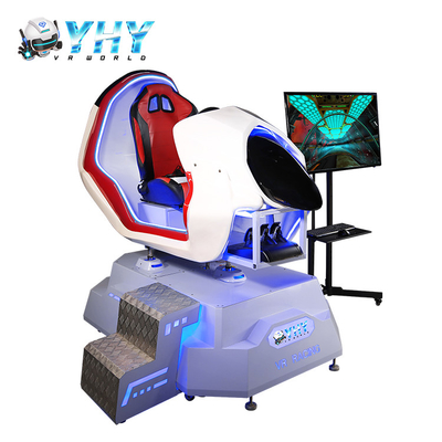 بازی آرکید VR Simulator 2.5KW 3 DOF 9D VR Racing Car For Park Water