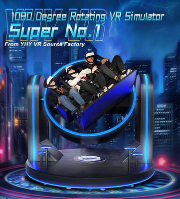 شبیه ساز چرخش 1080 درجه تجهیزات واقعیت مجازی Super Roller Coaster 9d