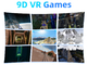 شبیه ساز واقعیت مجازی 1080 Degree Rotataion VR Theme Parks 10KW 3 Players