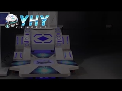 Single Rocket Style Game VR Simulator Standing VR 360 Device Rotating