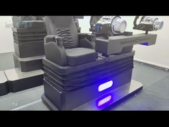 YHY 8 صندلی بازی تیراندازی واقعیت مجازی سه صفحه نمایش سینما 7D با اسلحه VR گاتلینگ