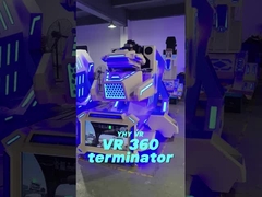 رولر کوستر VR سفارشی با ماشین بازی پرواز رانندگی تجهیزات تک صندلی