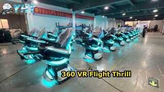 تجربه هیجان انگیز 360 شبیه ساز پرواز 9D VR