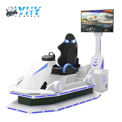 دستگاه بازی مسابقه ای واقعیت مجازی ماشین YHY 9d VR شبیه ساز رانندگی اجاره ای در مرکز خرید سرپوشیده