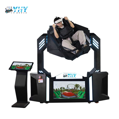 9D VR 360 شبیه ساز پرواز واقعیت مجازی 720 چرخ بازی ماشین آلات رولینگ پارک بازی
