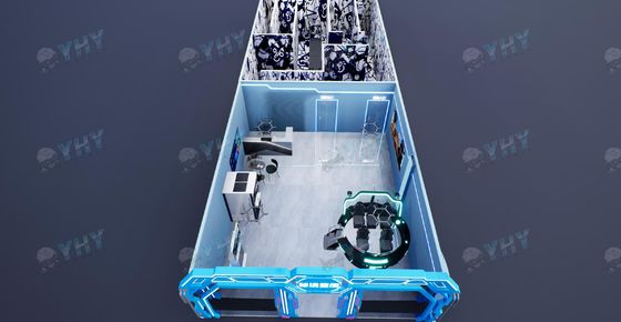 9D شبیه ساز Vr Arena Vr Free Roaming Arcade Arena 8 بازیکن