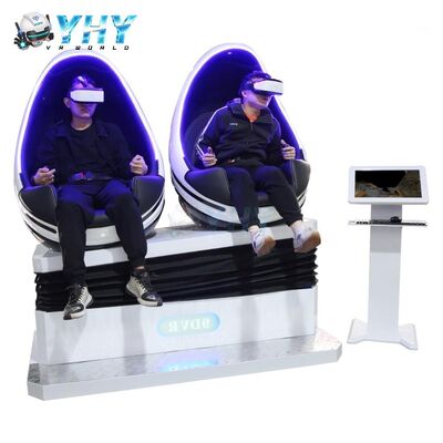 9D Egg VR Chair Double Seats 2 Players Cinema Virtual Reality Simulator Amusement Park Game Machine