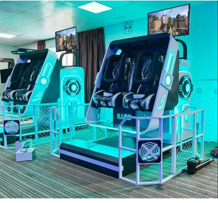 سینما 9D VR Arcade Simulator 360 VR Game Machine برای دو بازیکن فلزی استفاده خانگی VR MR تجهیزات