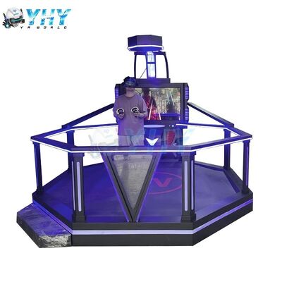 کارخانه HTC Vive 9D VR پلت فرم فضایی VR ایستاده ماشین بازی های آرکید راه رفتن و شلیک