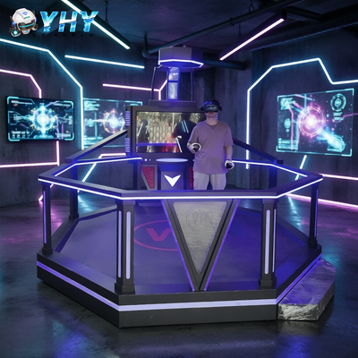 تجارت تعامل VR ایستگاه نبرد نور آبی شرکت کننده در رقابت های مسابقات VR Arcade Machine تجربه VR