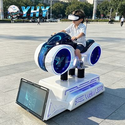 مرکز تفریحی فضای باز VR موتورسیکلت پارک ماجراجویی واقعیت مجازی بازی ماشین مسابقه شبیه ساز