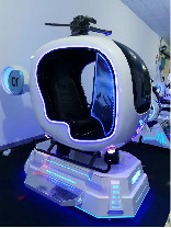 لوگوی سفارشی 9 بعدی هلیکوپتر 1500 واتی VR Simulator با فیلم های پرواز