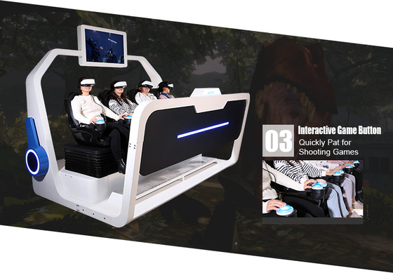 Theme Park VR Multiplayer Games 9D VR بازی تیراندازی برای 4 بازیکن