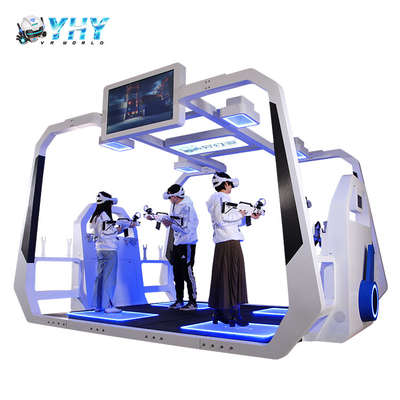 4 بازیکن Gun VR Shooting Simulator 110V لوگوی سفارشی برای بزرگسالان