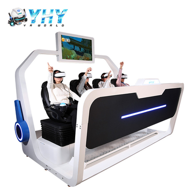 4 صندلی تعاملی VR Shooting Simulator Chair Machine 9D Movie Theater VR Project