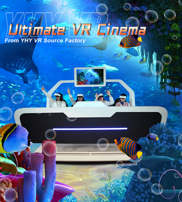 4 نفره همهجانبه 9D VR Simulator Cinema با صفحه نمایش لمسی 10 اینچی