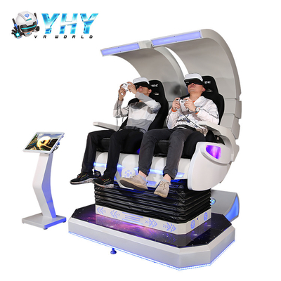 مرکز خرید 9D VR Cinema گودزیلا Virtual Reality Simulator 2 Player 360 Rotating