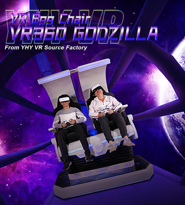 9D VR Egg Chair Double Players Super Godzilla Virtual Seat for Shopping Mall