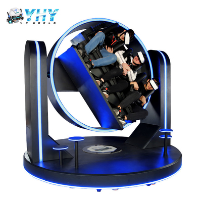 300 کیلوگرم بار 360 صندلی شبیه ساز واقعیت مجازی 9D VR Roller Coaster