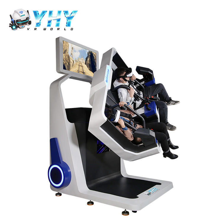 360 Motion 220V Game VR Simulator / 9D VR Machine for Double Player