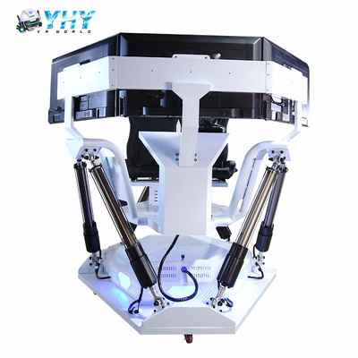 YHY VR Factory Manufacture 6 DOF سیستم عامل مسابقه شبیه ساز 3 صفحه نمایش رانندگی ماشین بازی ماشین بازی ماشین سرگرمی سواری برای 2 بازیکن