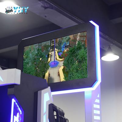 9D واقعیت مجازی VR صندلی پارک تفریحی تیراندازی سوار 360 درجه شبیه ساز حرکت