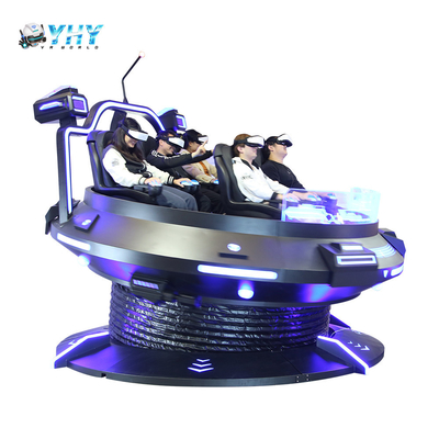 5 صندلی VR UFO واقعیت مجازی آرکاد تجهیزات داخلی شبیه ساز کوهستان رولر پارک سرگرمی سواری