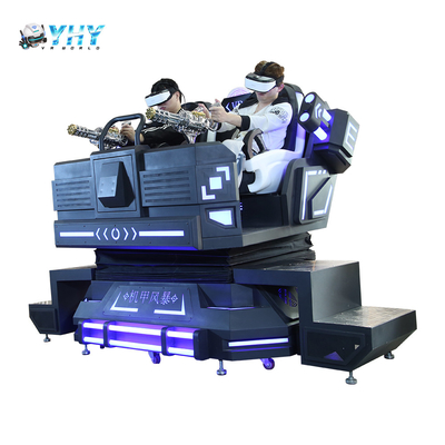 سینمای 9 بعدی YHY VR Mech Warrior با 2 صندلی، عملکرد بازی تیراندازی فیلم VR با دکمه تعاملی