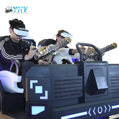 دستگاه تیراندازی واقعیت مجازی YHY VR Factory، تجهیزات آرکید واقعیت مجازی برای 2 نفر، سینمای محبوب 9D Mech Warrior در مرکز خرید