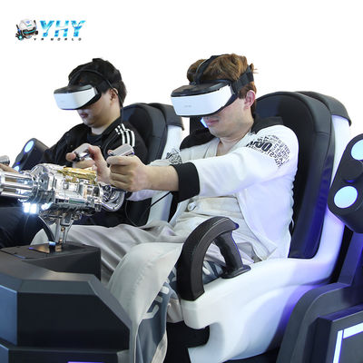 ماشین بازی واقعیت مجازی VR تیراندازی سینمای 9D Mecha Warrior 2 صندلی تجهیزات بازی برای پارک تفریحی