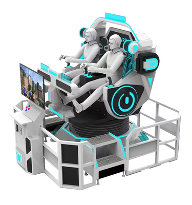 YHY MINI VR UFO 360 درجه چرخش ماشین بازی دو صندلی سینما با تابع چرخش