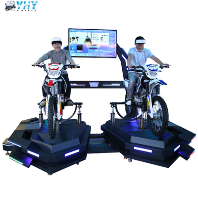 محبوب ترین بازی مجازی مجازی VR بازی شبیه ساز دو صندلی ماشین مسابقه موتورسیکلت
