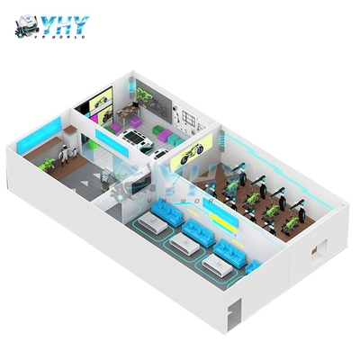 فروش داغ دستگاه بازی آرکید واقعیت مجازی 9D VR پروژه موتورسیکلت سرعت