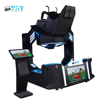 VR 9D 360 720 درجه واقعیت مجازی شبیه ساز چرخش صندلی پویا roller coaster پرواز حرکت تک صندلی ماشین بازی