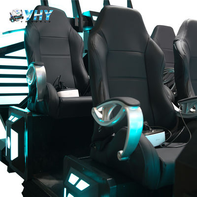 دستگاه بازی واقعیت مجازی 9D 6 صندلی شبیه ساز سینمای VR تجهیزات سینمای فروشگاه سرگرمی خانوادگی