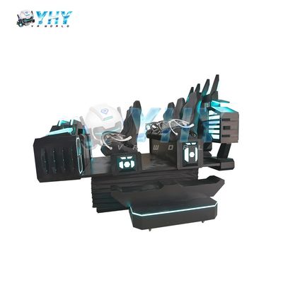 دستگاه بازی واقعیت مجازی 9D 6 صندلی شبیه ساز سینمای VR تجهیزات سینمای فروشگاه سرگرمی خانوادگی