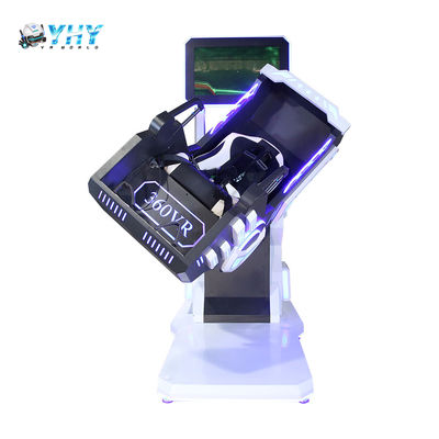 360 درجه چرخش VR پرواز شبیه ساز 9D رولر کوستر تک نفره صندلی ماشین زمین بازی سرگرم کننده
