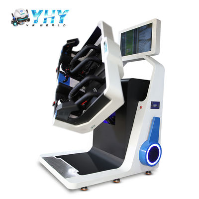 ورودهای جدید شبیه ساز بازی 9D صندلی های دوتایی تجربه پرواز سینمای چرخشی VR