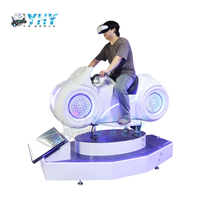 موتورسیکلت سفید شبیه ساز بازی آرکد ماشین 9D Vr موتورسیکلت