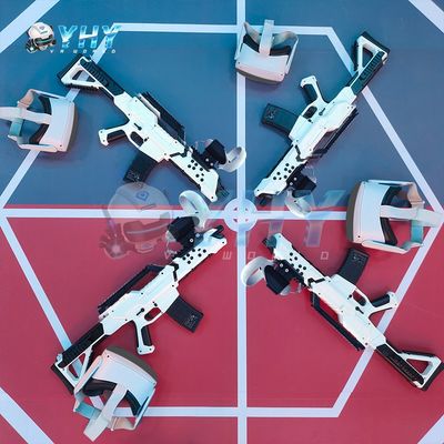 تجهیزات زمین بازی سرپوشیده بازی نبرد VR تیراندازی با اسلحه شبیه ساز VR Arena با قابلیت جابجایی آزاد