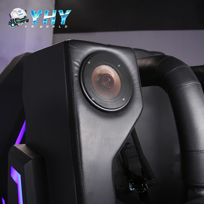 VR 360 درجه چرخش واقعیت مجازی بازی هواپیما صندلی رانندگی تک نفره با اثر باد کمربند ایمنی