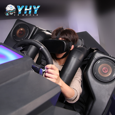 9D VR Simulator Virtual Reality Multiplayer Racing Game 360 درجه چرخیدن در حال چرخش
