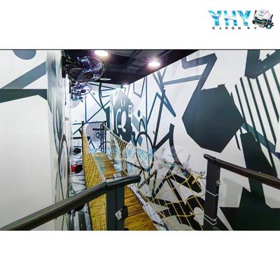 VR پیاده روی غوطه ور 8 بازیکن سرگرمی Free Roam Arena Indoor Virtual Reality خانواده Free Roam