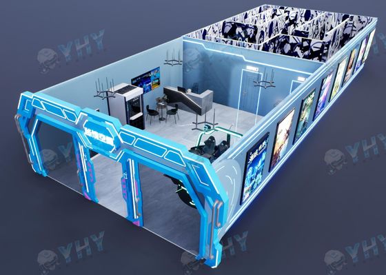 VR پیاده روی غوطه ور 8 بازیکن سرگرمی Free Roam Arena Indoor Virtual Reality خانواده Free Roam