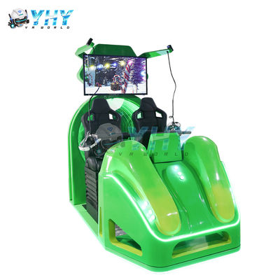 شبیه ساز واقعیت مجازی صندلی دوقلو فایبرگلاس پارک ورزشی و فرودگاه مناسب برای شبیه ساز سینمای واقعیت مجازی