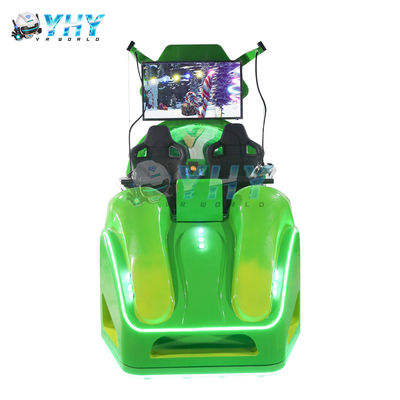 سینمای صندلی 9D VR با 2 صندلی، بازی‌های واقعیت مجازی، سواری‌های پارک موضوعی VR