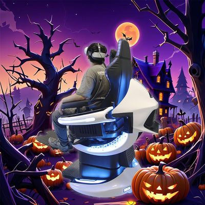 Amusement Part Virtual Reality Simulator 360 Degree Rotation Vr 9D Cinema Single Seat