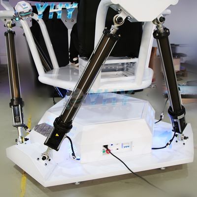 VR Racing Game Machine 6 DOF Platfrom Race Car With 3 Screens Driving Simulator 42 inch Sreen Electric Equipment 