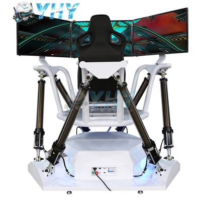 Arcade Game Machine VR 6 DOF Driving Car Simulator Race Equipment with 3 Screens Theme Park Fun