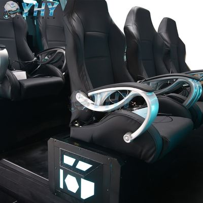 6 Players 9D Dynamic Platform VR Cinema Simulator With 6 Chair 179 Games Indoor Theme Park